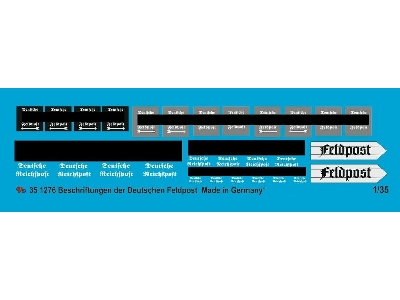 Markings For German Field Post - zdjęcie 1