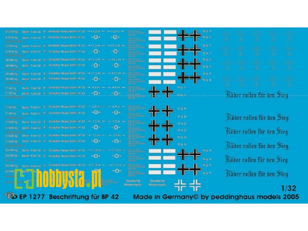 Markings For Armoured Train Bp 42 - zdjęcie 1