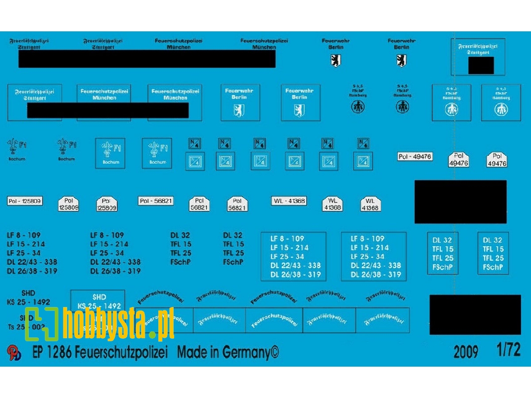 Markings For Vehicles Of The German Fire Brigades - zdjęcie 1