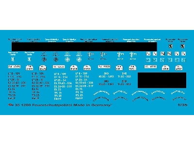 Markings For Vehicles Of The German Fire Brigades - zdjęcie 1