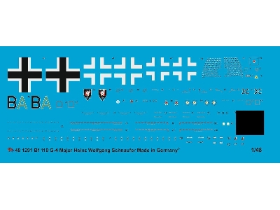 Bf 110 G4 Night Fighter Major Heinz Wolfgang Schnaufer - zdjęcie 1