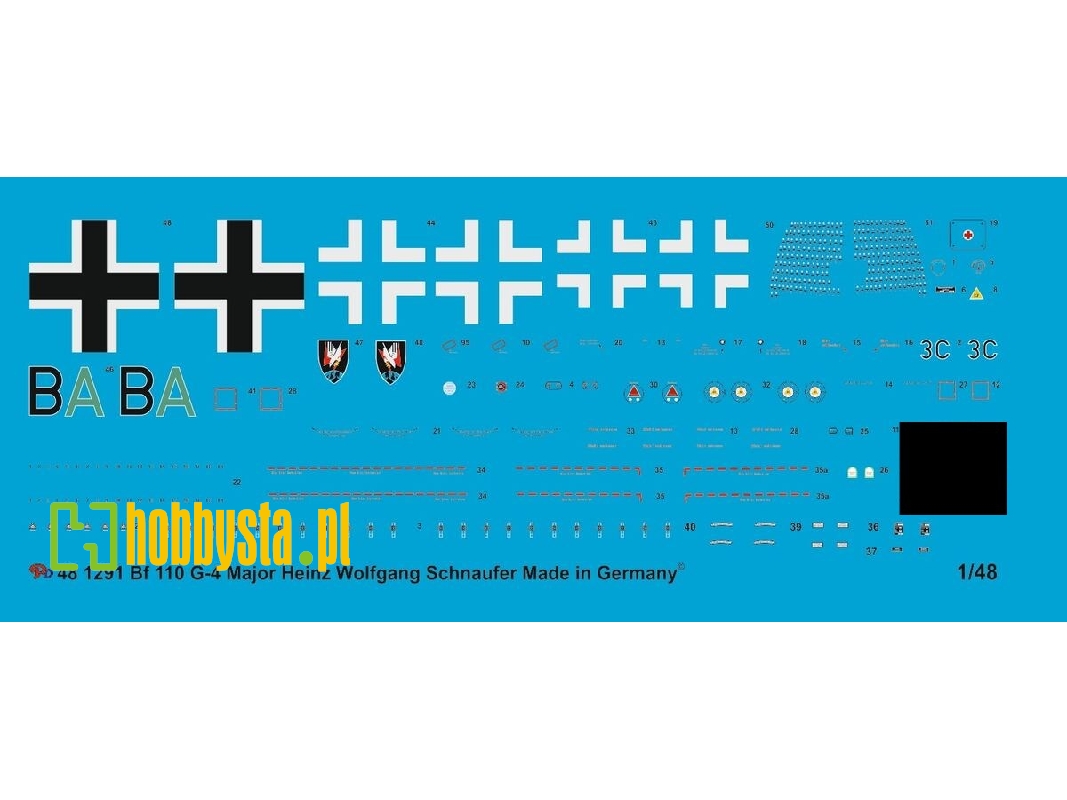 Bf 110 G4 Night Fighter Major Heinz Wolfgang Schnaufer - zdjęcie 1