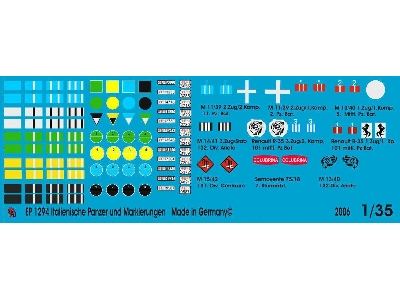 Italian Tank And Vehicle Markings Ii World War - zdjęcie 1