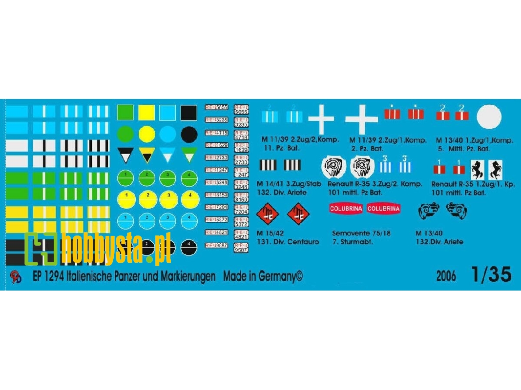 Italian Tank And Vehicle Markings Ii World War - zdjęcie 1