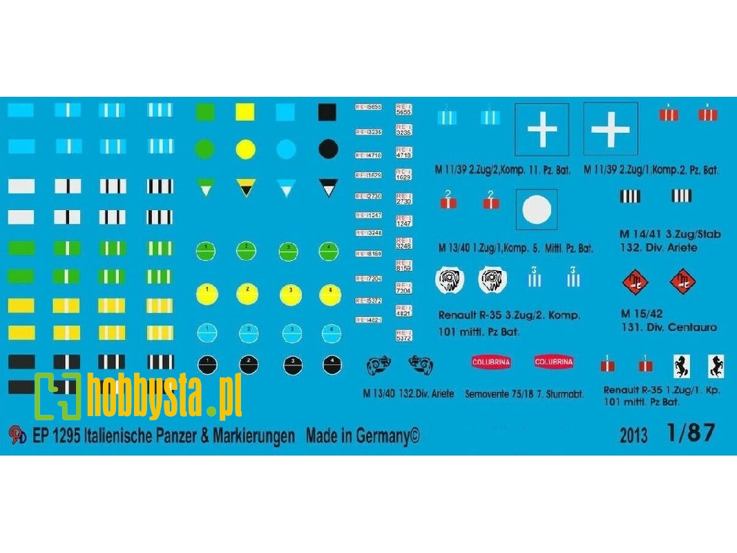 Italian Tank And Vehicle Markings Ii World War - zdjęcie 1