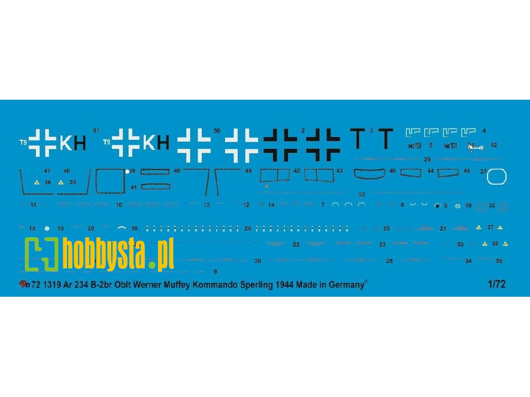 Ar 234 B-2br Oblt. Werner Muffey Commando Sperling 1944 - zdjęcie 1