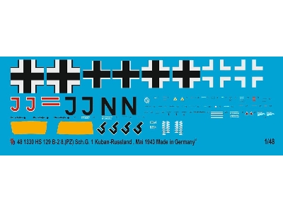 Hs 129 B-2 8.(Pz) Sch. G.1 Kuban - zdjęcie 1