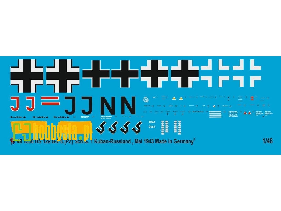 Hs 129 B-2 8.(Pz) Sch. G.1 Kuban - zdjęcie 1