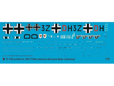 Ju 88 A-14 Kg 77 Pilot Joahannes Geismann - zdjęcie 1