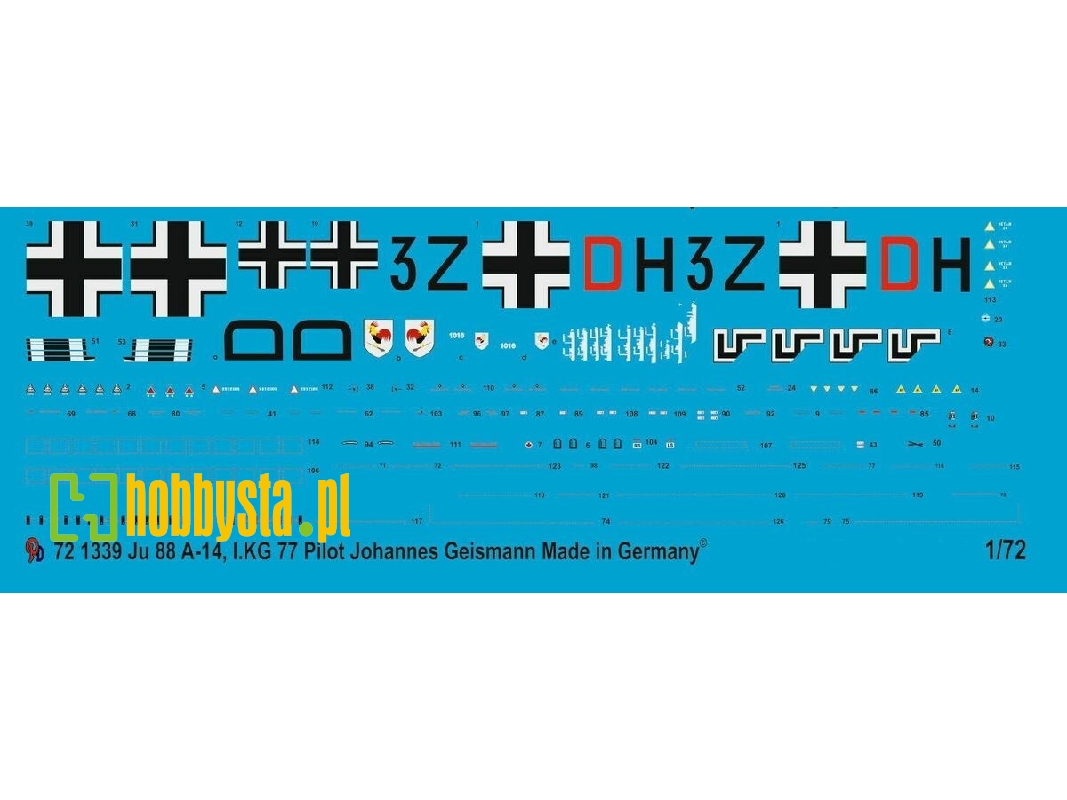 Ju 88 A-14 Kg 77 Pilot Joahannes Geismann - zdjęcie 1