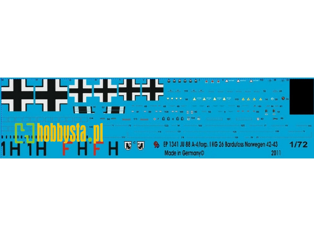 Ju 88 A-4 Torp. 1kg 26  Bardufoss 1942-1943 - zdjęcie 1