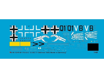 Bf 110 G-2 12.Sg 77 Russia 1943 - zdjęcie 1