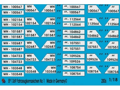 German Number Plates - zdjęcie 1