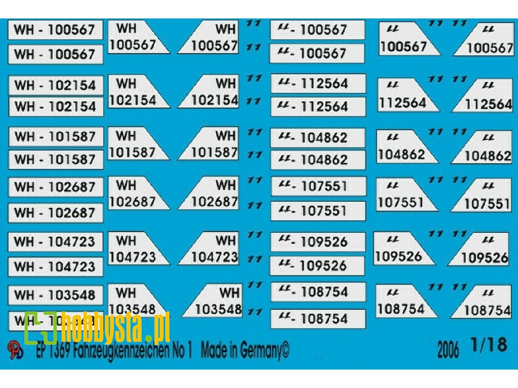 German Number Plates - zdjęcie 1