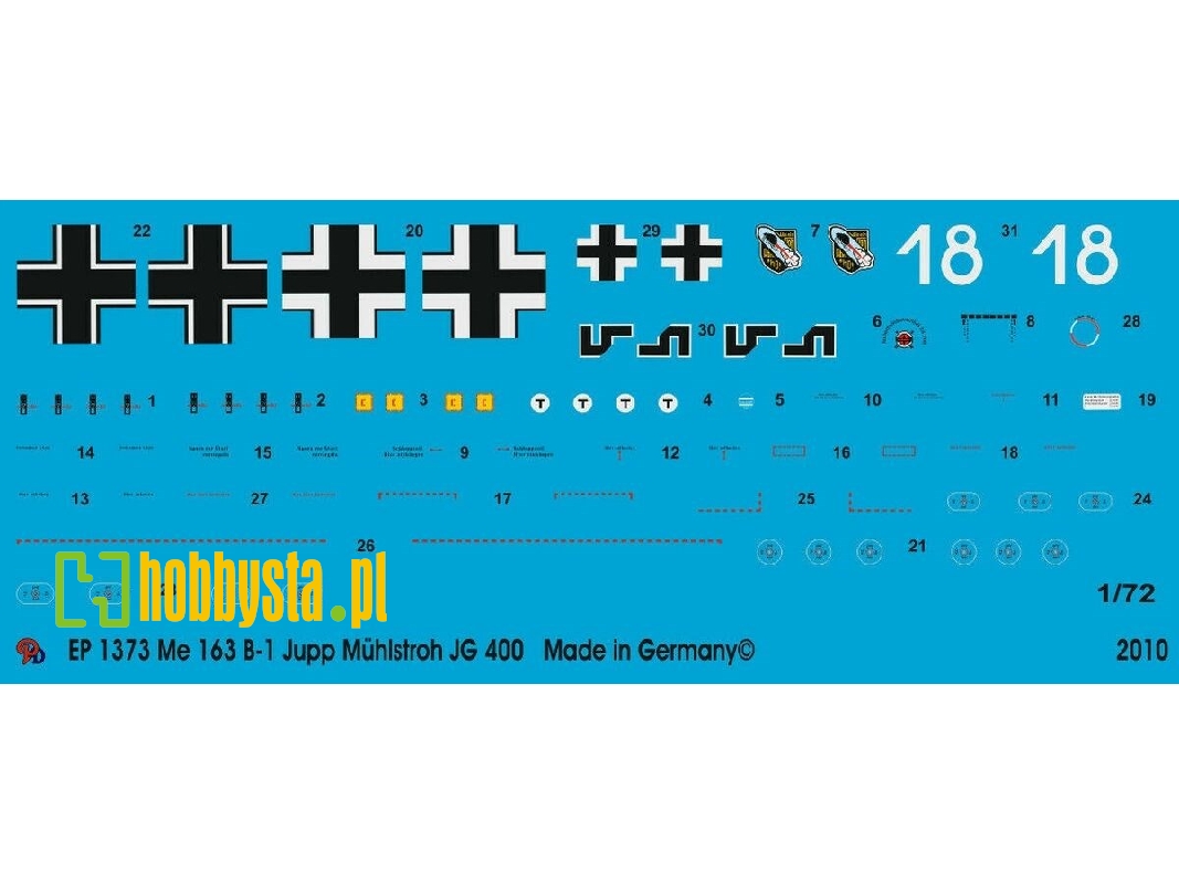 Me 163 B-1 Jupp Mühlstroh Jg 400 - zdjęcie 1