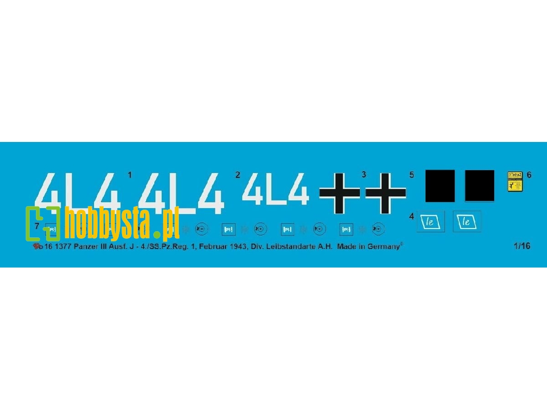 Panzer Iii Ausf J Hq Comp. Div. Lah Jan 1943 Fallingbostel - zdjęcie 1