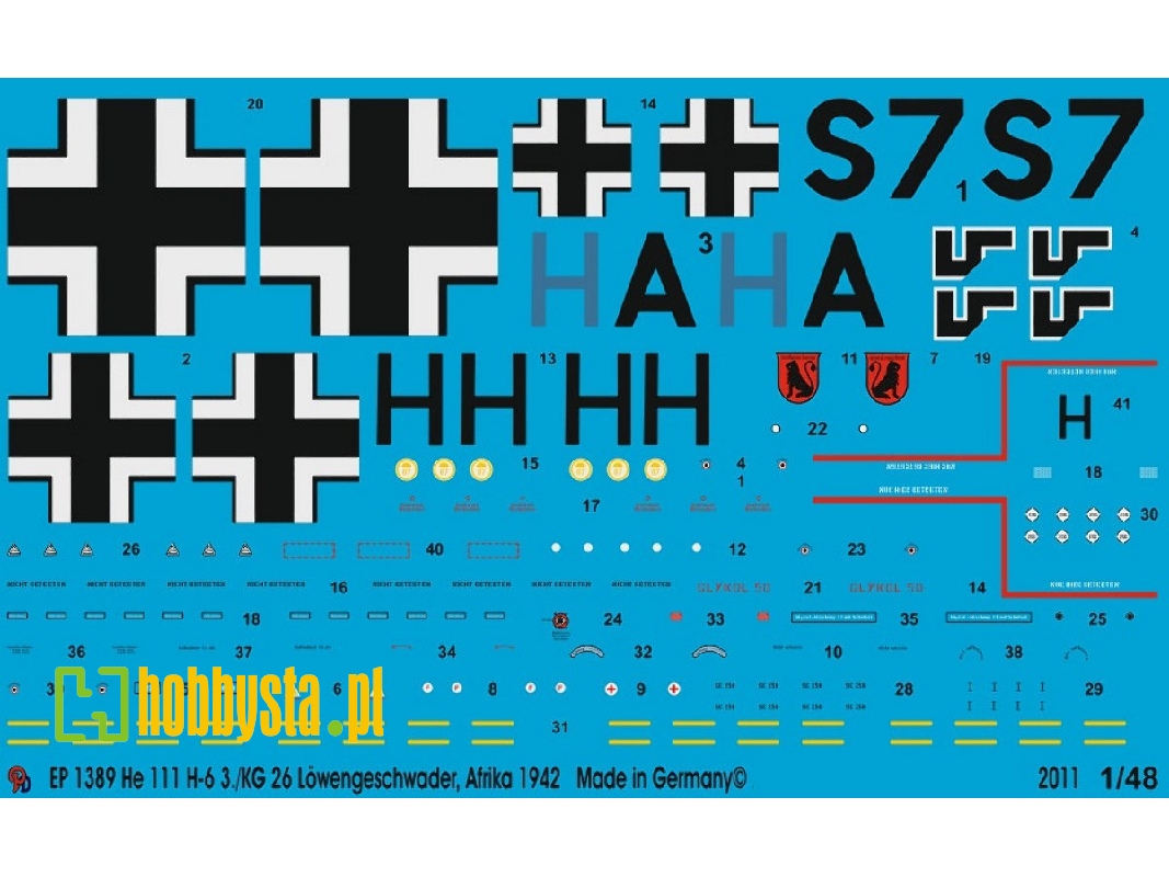 He 111 H 6 Iii. Kg 26 Africa - zdjęcie 1