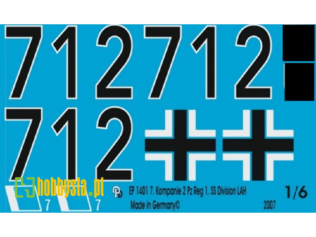 7. Company 2. Pz Reg 1. Ss Div. Lah 1944 Normandy - zdjęcie 1