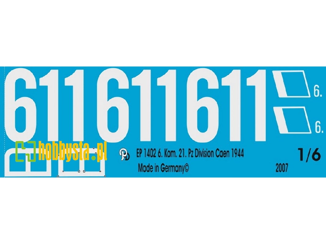 Panzer Iv H 6. Comp. 21. Pd Caen 1944 - zdjęcie 1