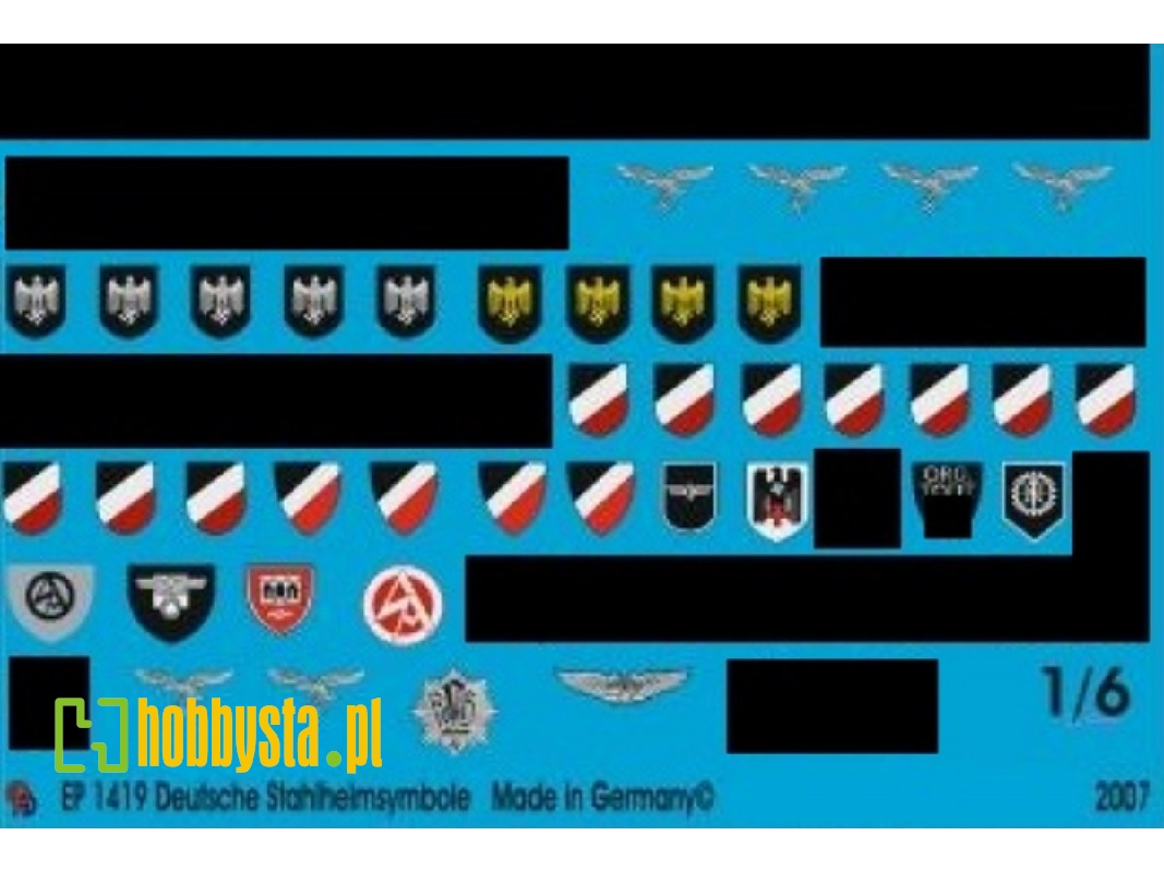 German Steel Helmet Markings - zdjęcie 1