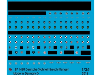 German Steel Helmet Markings - zdjęcie 1