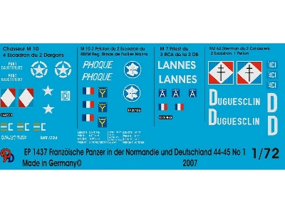 French Tanks In Normandy And Germany 1944-1945 No. 1 - zdjęcie 1