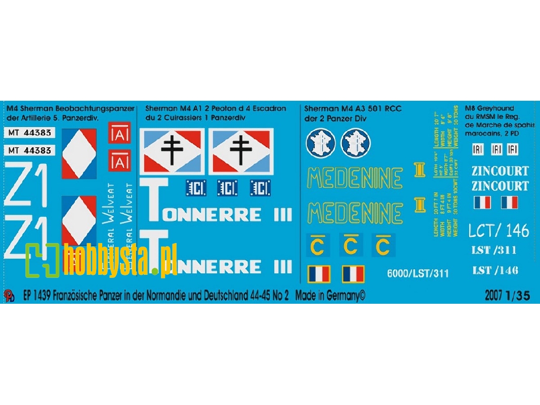 French Tanks In Normandy And Germany 1944-1945 No. 2 - zdjęcie 1