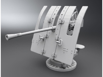 Kriegsmarine Aa Gun 3,7 Cm Marine Flak M42 (4 Pcs) - zdjęcie 1