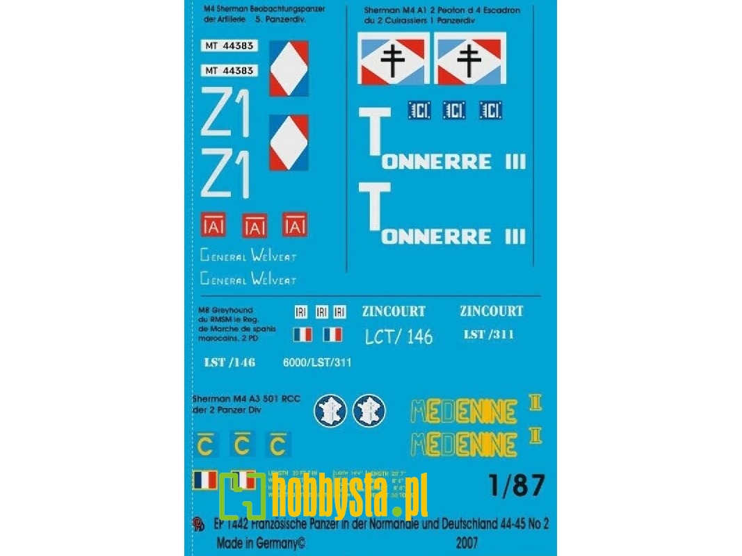 French Tanks In Normandy And Germany 1944-1945 No. 2 - zdjęcie 1
