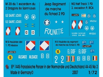 French Tanks In Normandy And Germany 1944-1945 No. 3 - zdjęcie 1