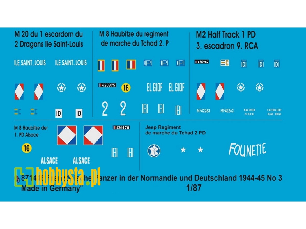 French Tanks In Normandy And Germany 1944-1945 No. 3 - zdjęcie 1