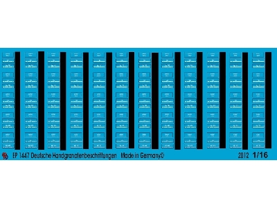 Markings For German Hand Grenades - zdjęcie 1