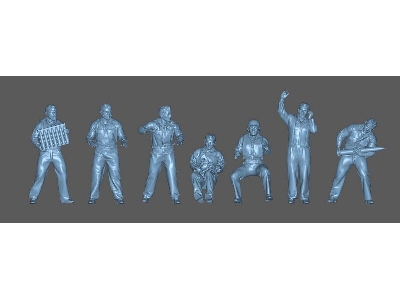 7 German U-boot Crew No. 5 Gun Crews - zdjęcie 1