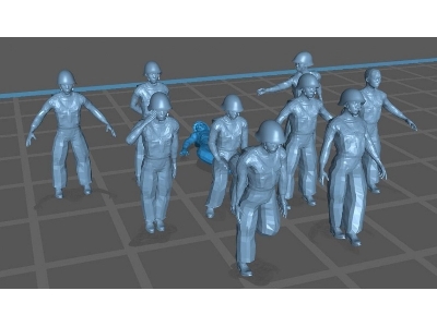 10 Japanese Navy Soldiers - zdjęcie 1
