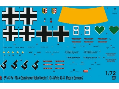 Fw 190 A-4 Oberstleutnat Walter Nowotny 1.Jg 54  Winter 1942-1943 - zdjęcie 1
