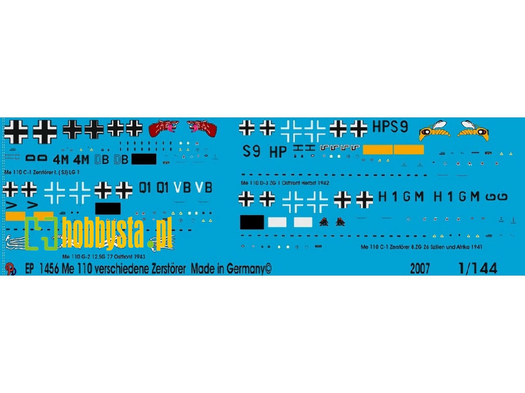 Me 110 4 Different Planes - zdjęcie 1
