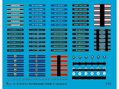 Cuff Titles Of German Party Units - zdjęcie 1