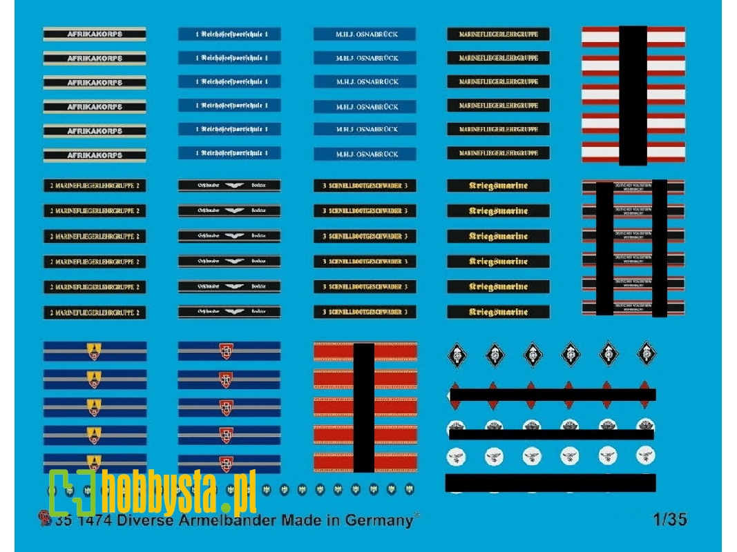 Cuff Titles Of German Party Units - zdjęcie 1