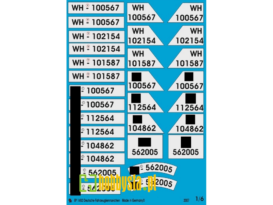 German Vehicle Number Plates - zdjęcie 1