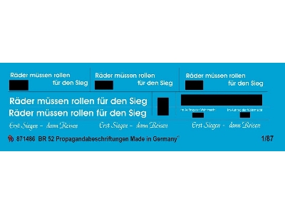 Br 52 Propaganda Markings - zdjęcie 1