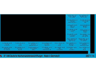 German Crate Markings - zdjęcie 1