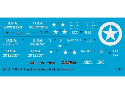 Us Jeep Markings No. 1 - zdjęcie 1
