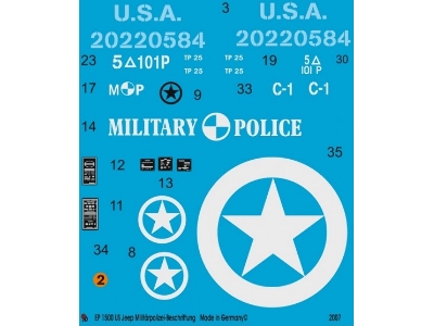 Us Jeep Mp Markings - zdjęcie 1