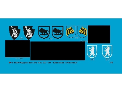 Signs Of The S. Pz Abt 507, 510, 9.Ss Pz Das Reich - zdjęcie 1
