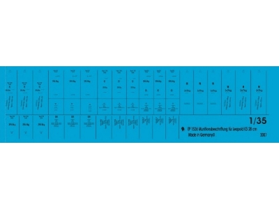 Ammo Markings For 28 Cm Leopold K 5 Railway Gun - zdjęcie 1