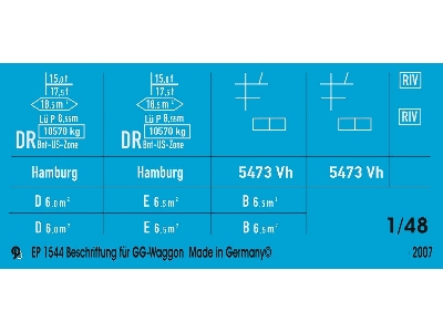Markings For Gg Wagon With Brake House - zdjęcie 1
