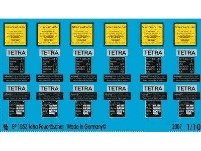 Tetra Fire Extinguisher Markings - zdjęcie 1