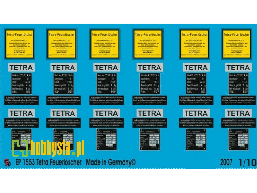 Tetra Fire Extinguisher Markings - zdjęcie 1