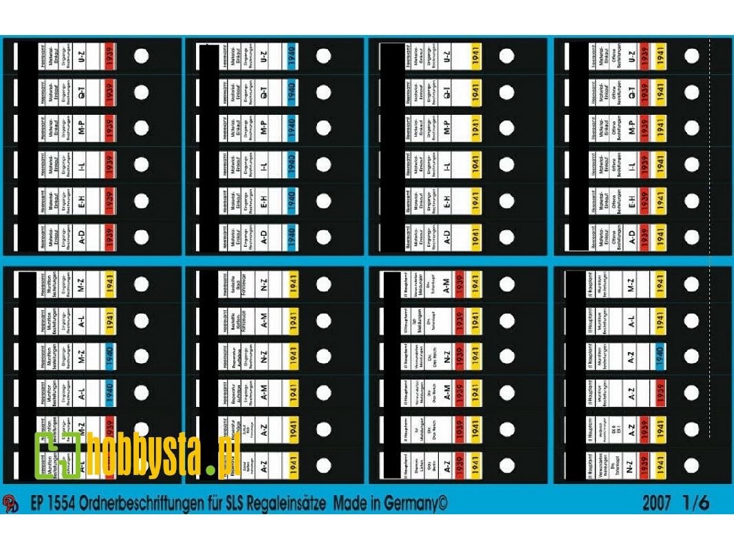 German Office Folder Markings - zdjęcie 1