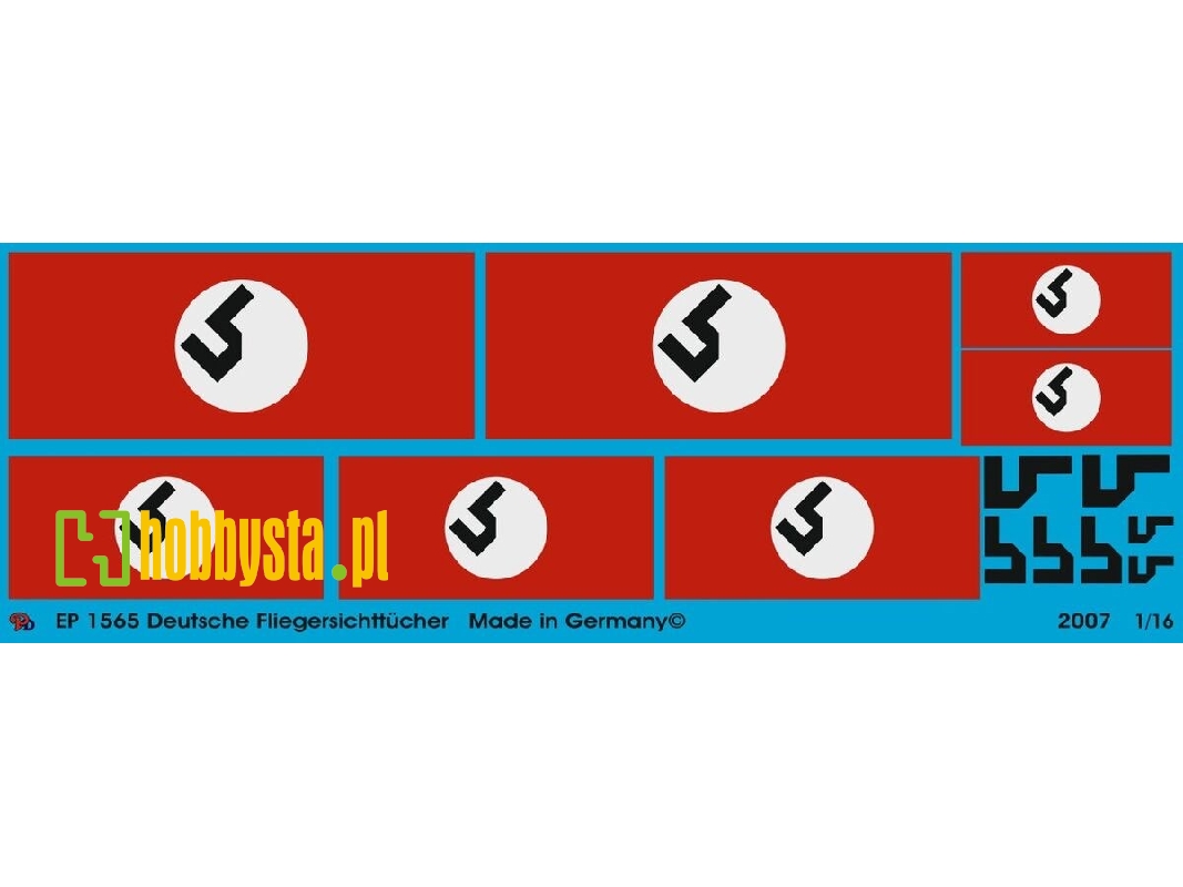 German Aircraft Reccon Flags For Tanks - zdjęcie 1